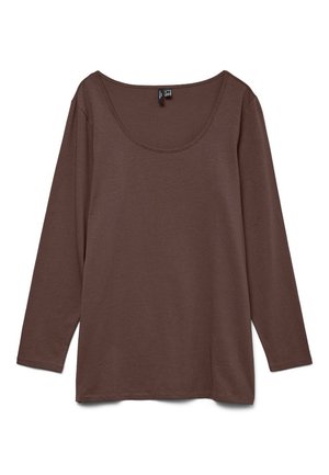 Vero Moda Curve VMPAXI - Longsleeve - chocolate martini