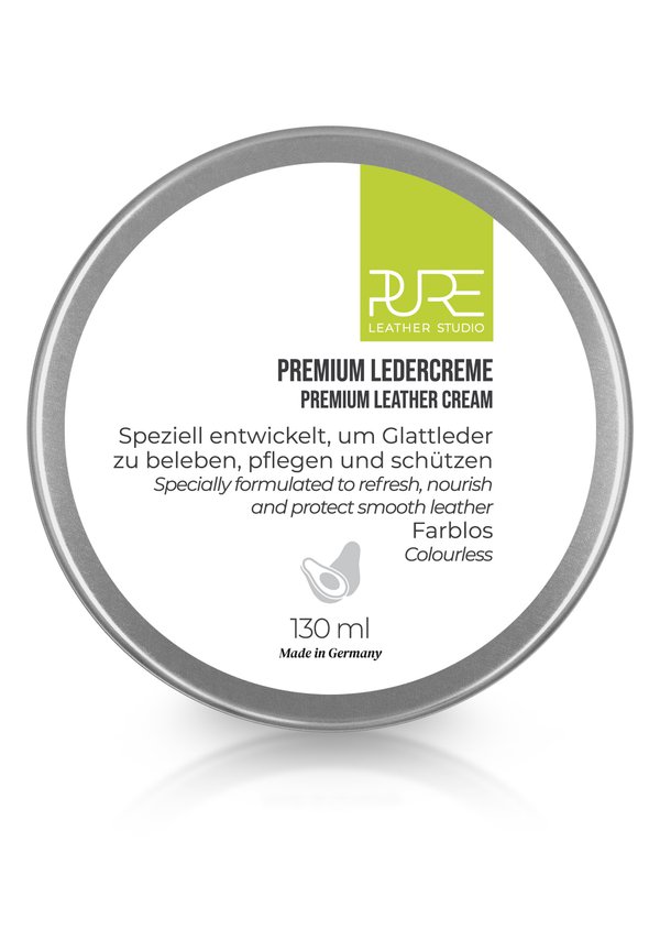 LEDERCREME 130 ML PREMIUM - Pflegemittel - weiß