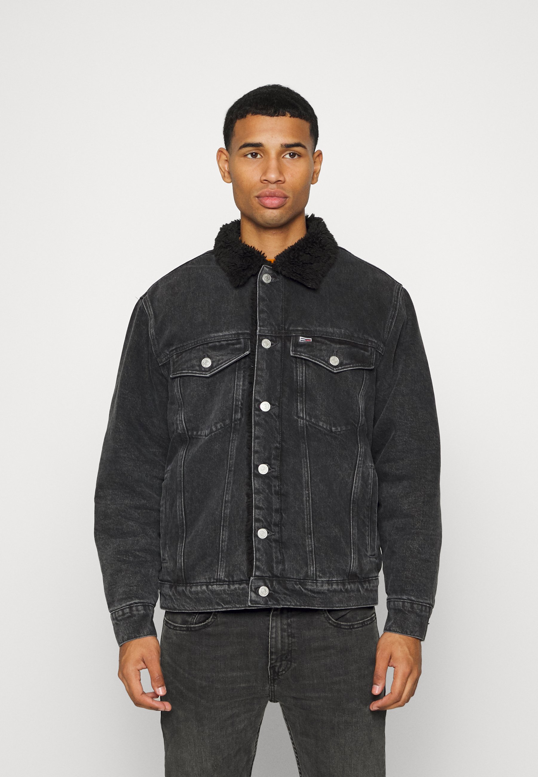 Tommy Jeans Denim jacket - denim black 