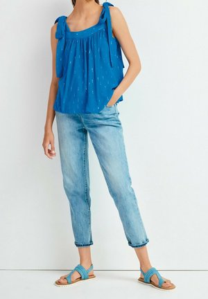 Blouse - blue