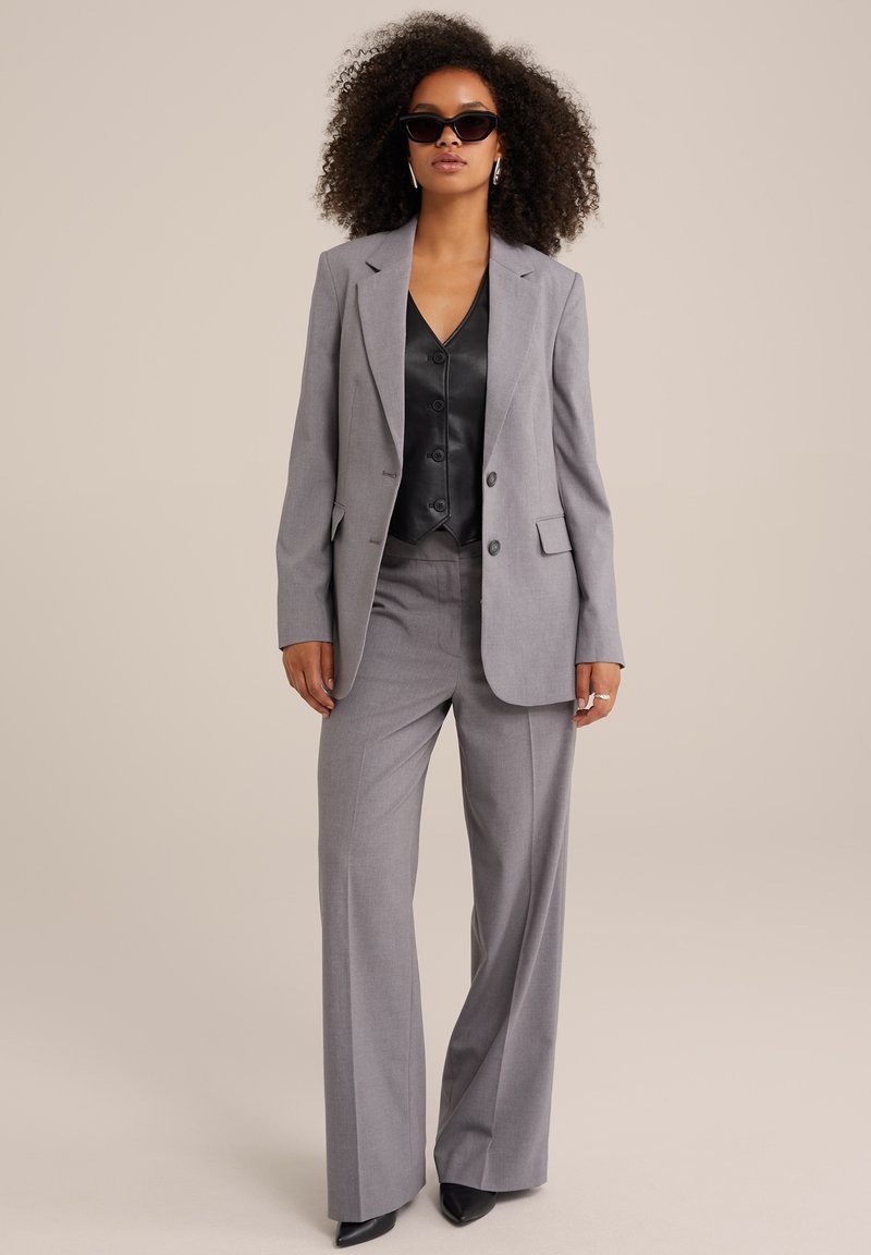 WE Fashion Broek grijs