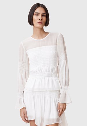 PAMELA - Long sleeved top - snow white