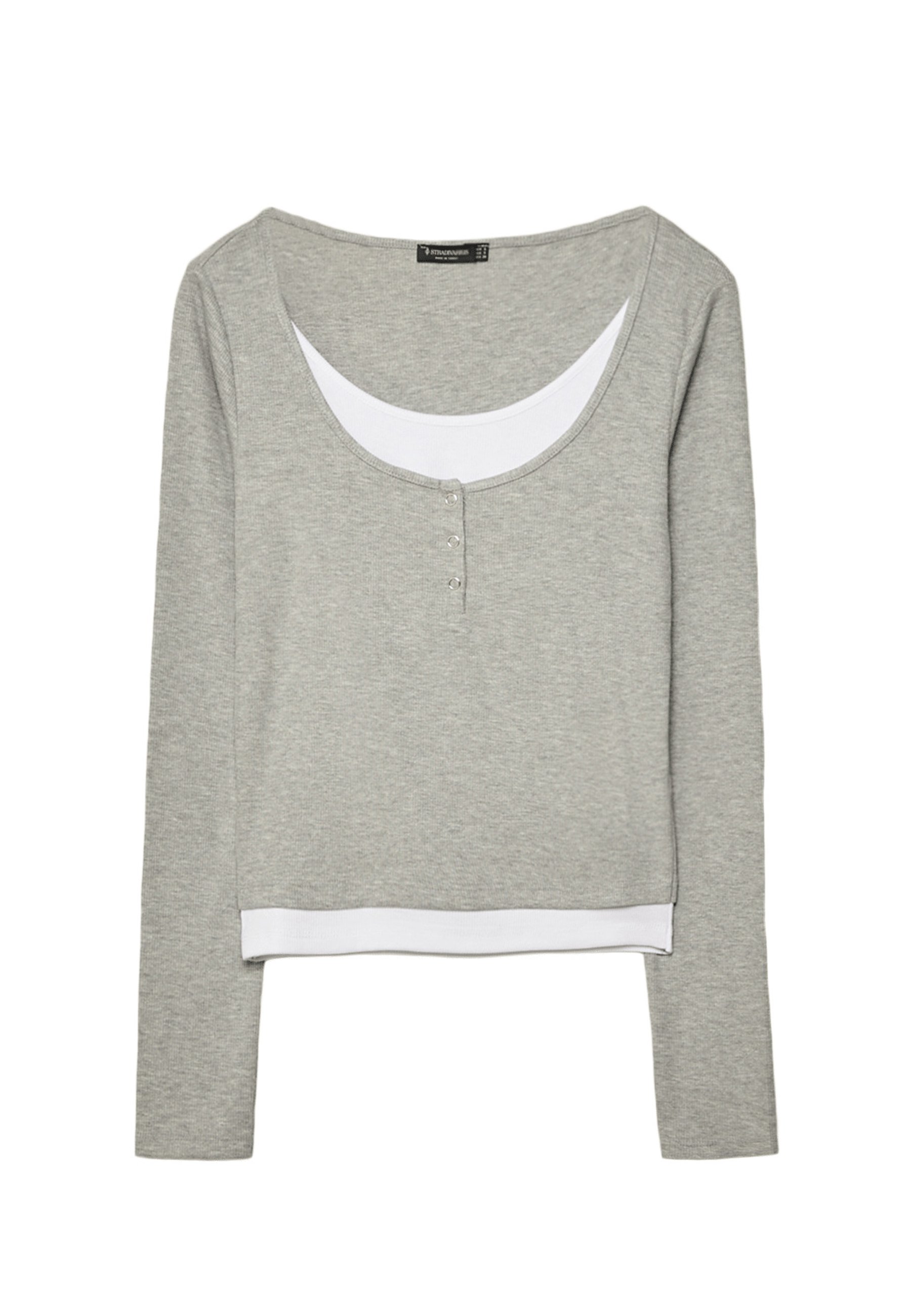 Double snap button top
