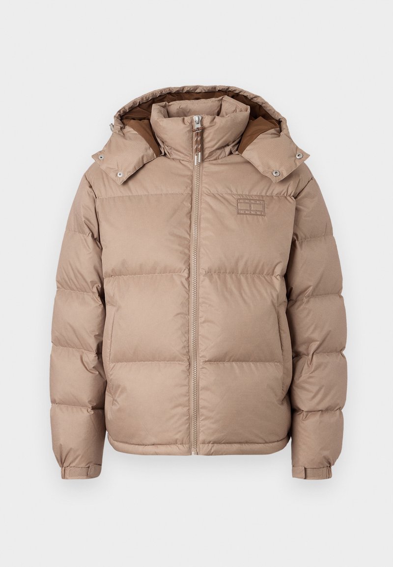 Tommy Jeans Gewatteerde jas taupe