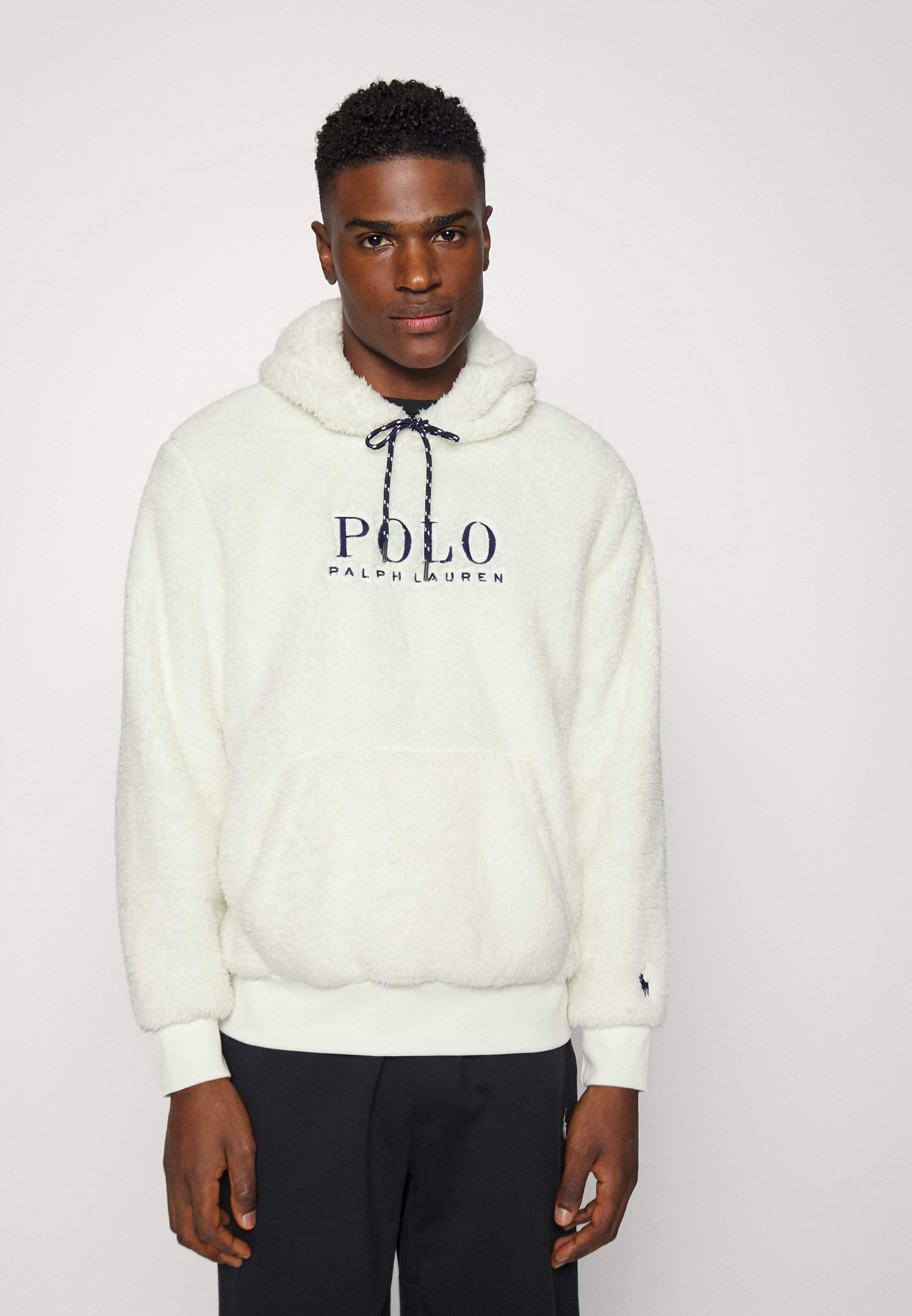 Polo Ralph Lauren HOOD LONG SLEEVE - Hoodie - clubhouse cream/off-white -  Zalando.ie