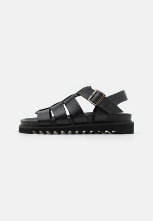 LEATHER UNISEX  - Sandalen - black