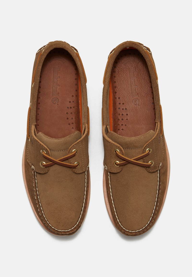 Timberland VIBRAM CRAFTED BOAT 2 EYE - Boat shoes - medium beige