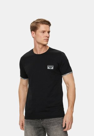 Emporio Armani Camiseta estampada - black