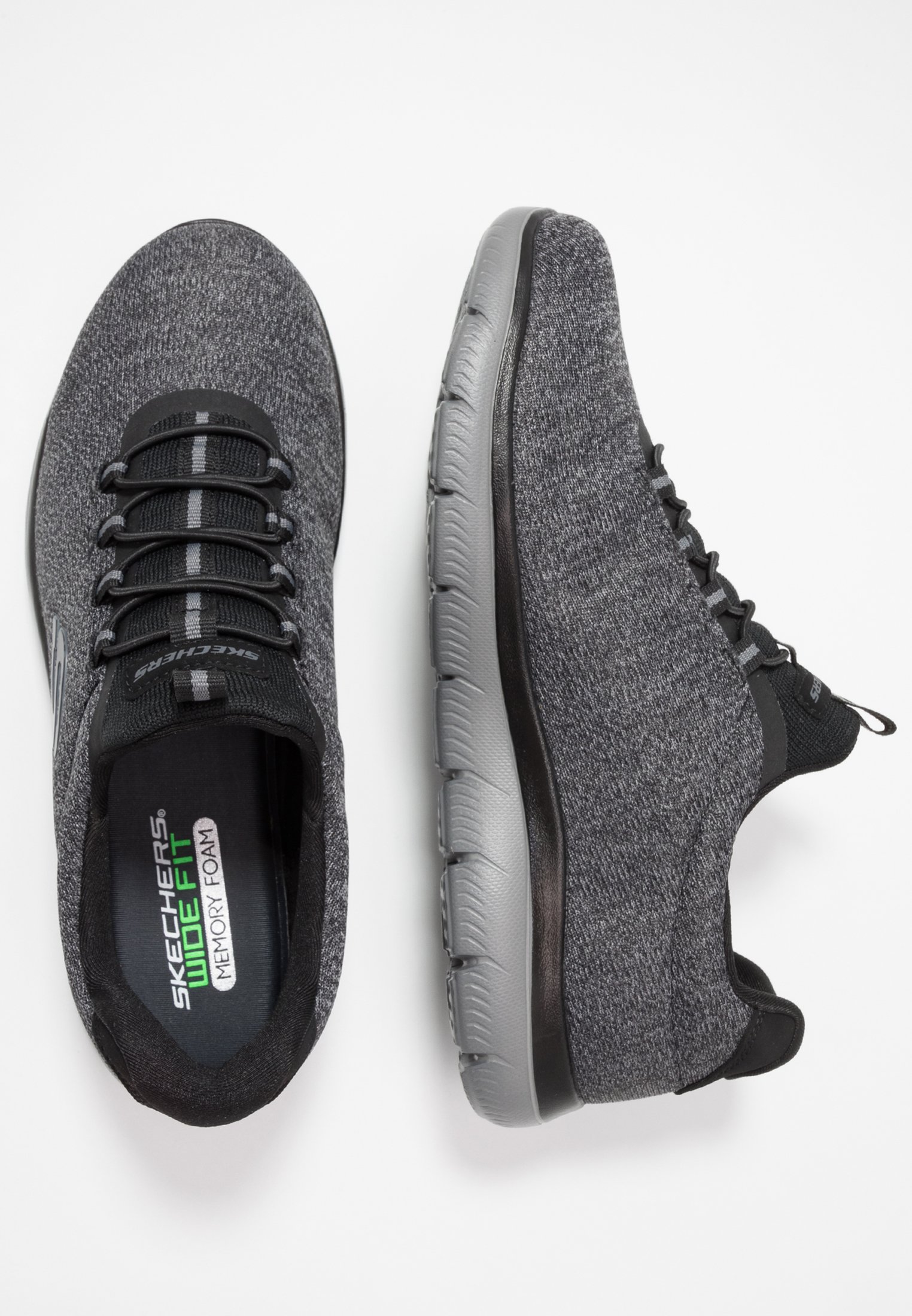 Skechers Sport SUMMITS Joggesko blackcharcoal Zalando.no Skechers Sport SUMMITS Joggesko blackcharcoal Zalando.no