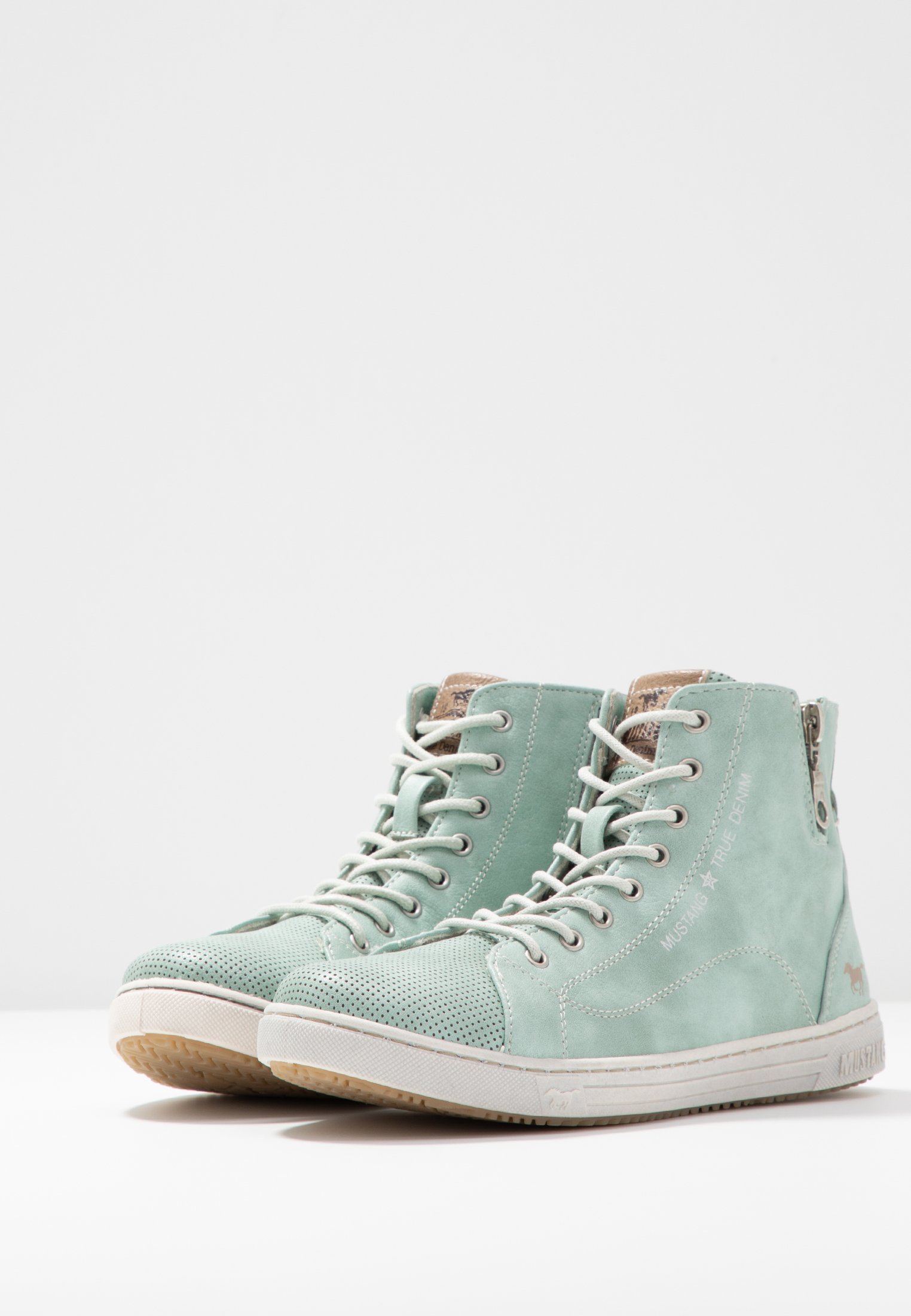 Mustang Zapatillas altas - mintgrün/menta - Zalando.es