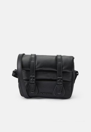 SATCHEL PADDED  BAG UNISEX - Keresztpántos táska - black sendal/kiev