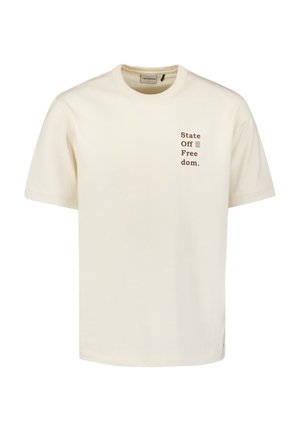 NO EXCESS, CREWNECK - Print T-shirt - offwhite