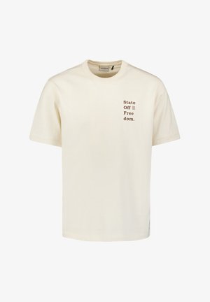 NO EXCESS, CREWNECK - Print T-shirt - offwhite