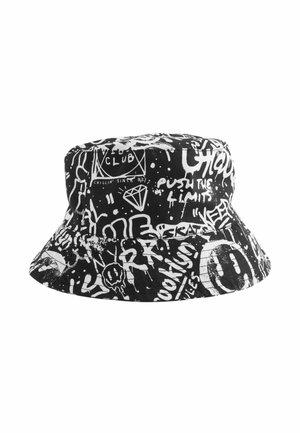 Next BUCKET - REGULAR FIT - Hut - monochrome grafitti