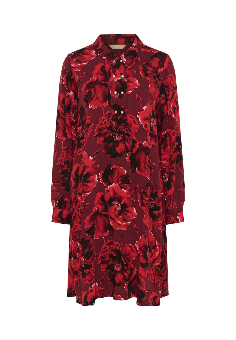 Culture CURACHEL ELITHA SHORT - Blusenkleid - red flower/rot - Zalando.at