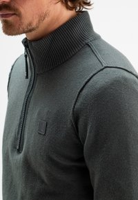 Butcher of Blue CLIFDEN HALF ZIP - Trui - grey black