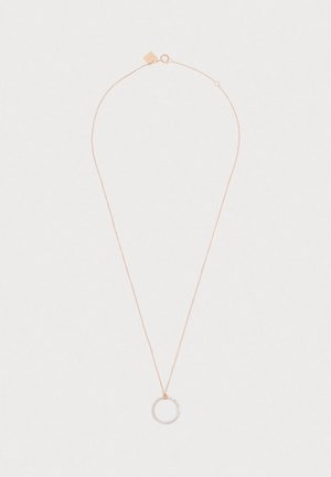 MINI CIRCLE ON CHAIN - Halskæder - rose gold-coloured