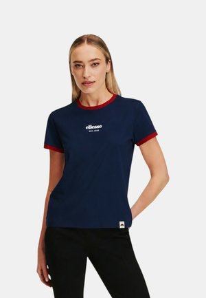Ellesse, T-SHIRT DONNA ELLESSE BLU - T-shirt con stampa - blu