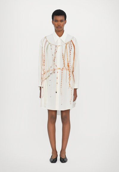 MM6 Maison Margiela Φόρεμα πουκάμισο - white
