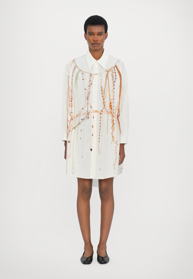 MM6 Maison Margiela Marškininė suknelė - white