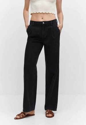 Džíny Straight Fit - black denim