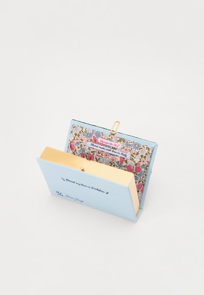 Olympia Le-Tan BOOK CLUTCH - Geantă plic - sea tex