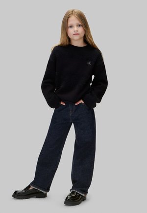 Calvin Klein Jeans, CROP, czarny