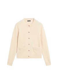 CREW NECK WITH GOLD BUTTONS - Gilet - beige