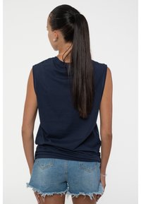 Paradiso Clothing WU-TANG CLAN KATANA LOGO MUSCLE - Top - blue