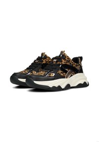Posh by Poelman Trainers - brown with animal print