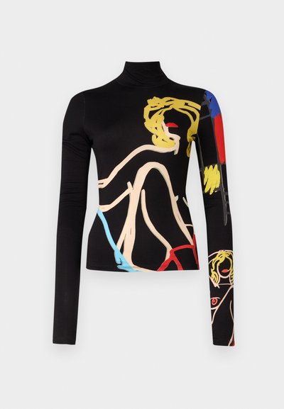 Alice + Olivia Long sleeved top - black