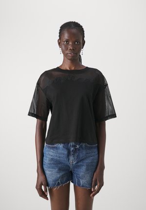 Armani Exchange T-shirt con stampa - black