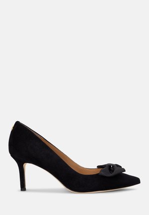 Lauren Ralph Lauren LANETTE BOW TRIM SUEDE PUMP - Escarpins - black
