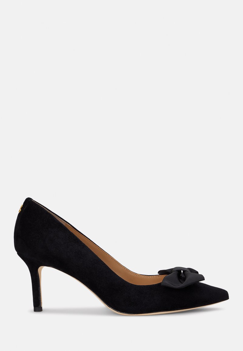 Lauren Ralph Lauren LANETTE BOW TRIM SUEDE PUMP - Klassiske pumps - black