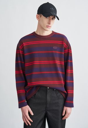 GRAPHIC STRIPE - Hosszú ujjú felső - aurora ruby