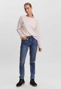 Vero Moda VMDOFFY O-NECK - Trui - parfait pink