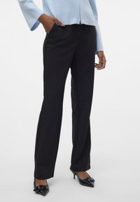 Vero Moda CLAIR STRAIGHT - Broek - black