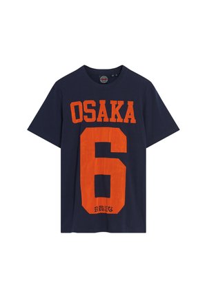 Superdry & Co OSAKA 6 GRAPHIC  - Camiseta estampada - blue navy marl