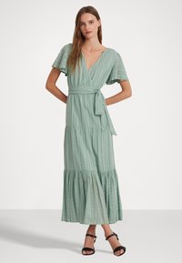 Lauren Ralph Lauren TILFERRE SHORT SLEEVE DAY DRESS - Maksi suknelė - soft laurel