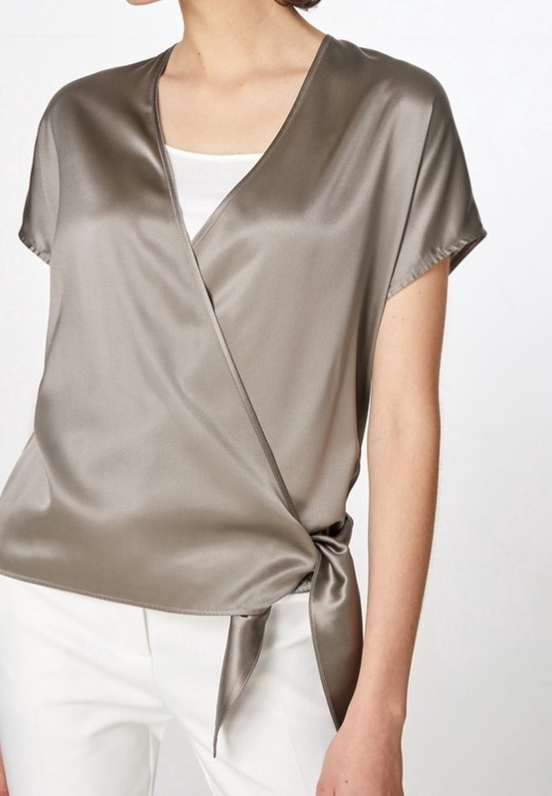 HALLHUBER Blouse - taupe