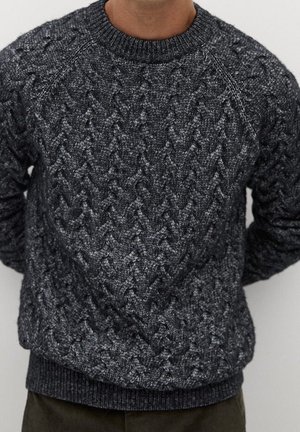 Mango Strickpullover - grey