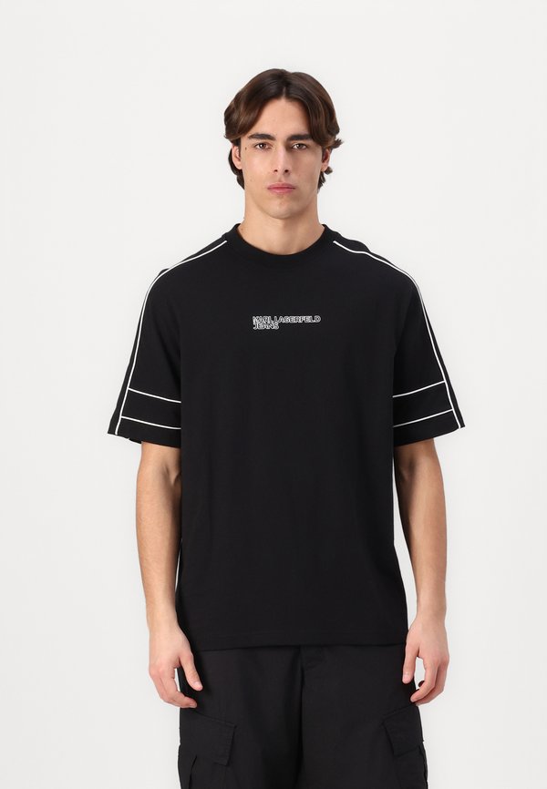 RELAXED PIPING TEE - Print T-shirt