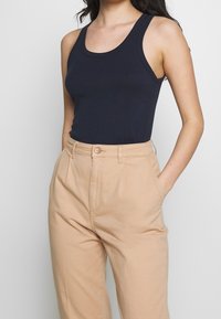 Petit Bateau Linne - dark blue