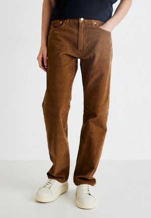 Relaxed fit -farkut - brown