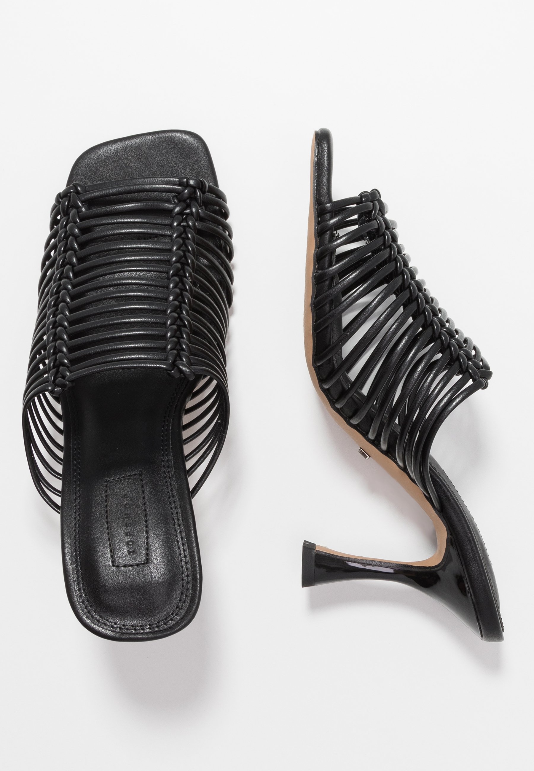 topshop black mules