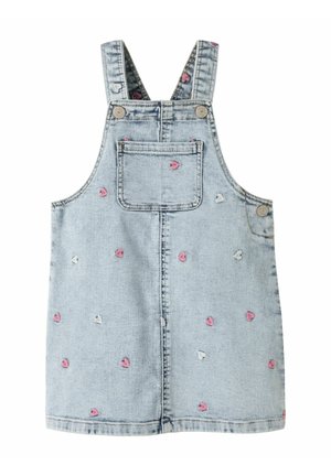 TRÄGER - Džinsinė suknelė - light blue bleached denim