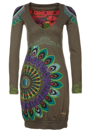 Robe en jersey - dark green
