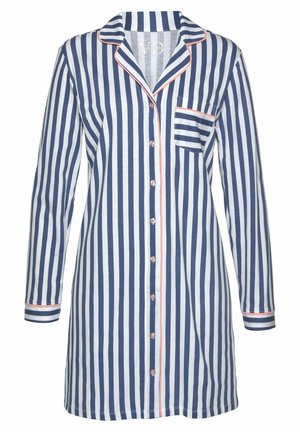 Nightie - blau-weiß-peach