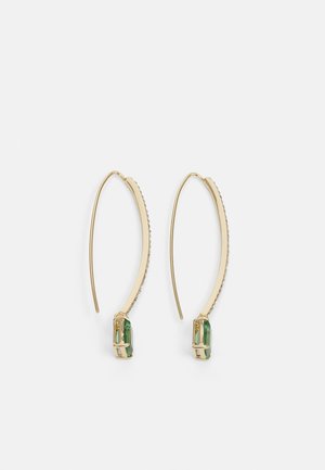 PAVE STONE THREADER - Boucles d'oreilles - gold-coloured/erinite