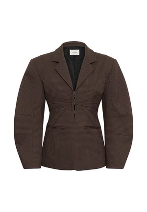 Gestuz, LAMIA BLAZER - Σακάκι - slate black herringbone check